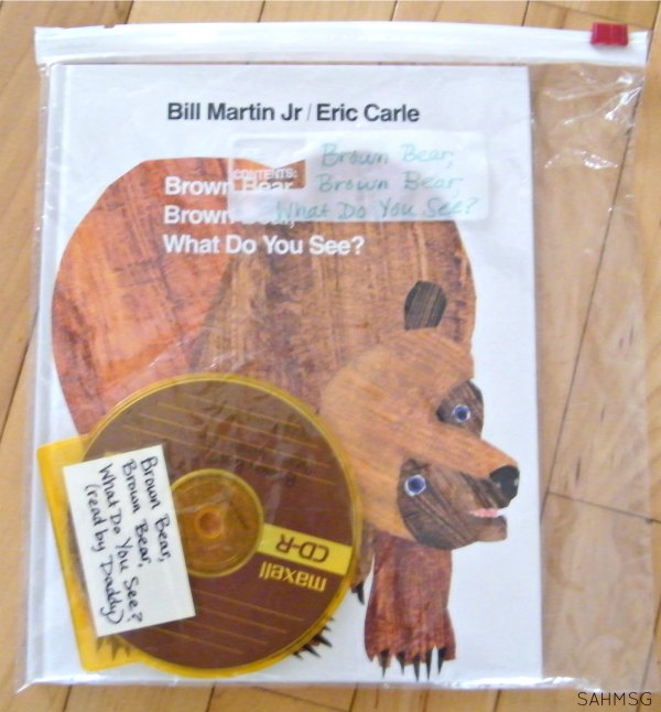 Books on CD recorded by you for your child. Great for parents who travel for work or are military. Free download software makes this easy to DIY.