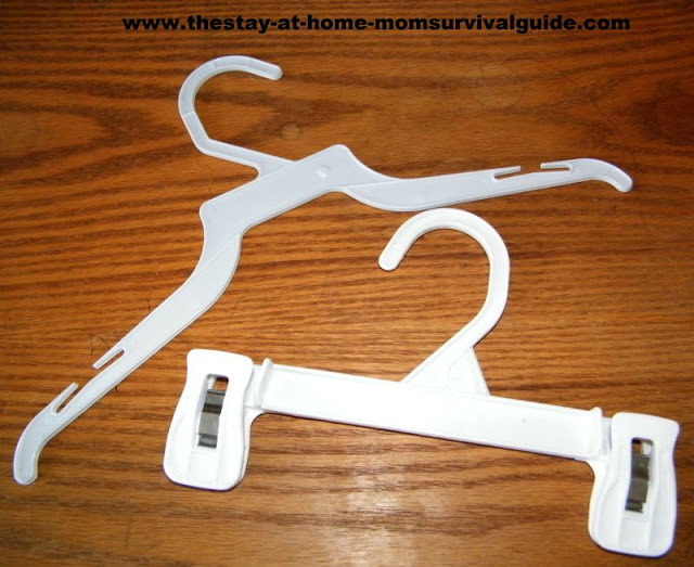Hanger scale DIY toy for science exploration for toddlers and preschoolers.