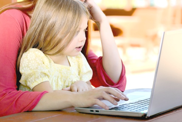 K5 School age computer-based learning system.