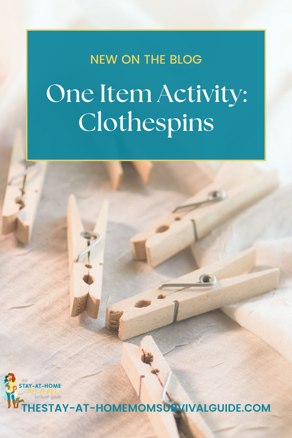 One item activity with clothespins.