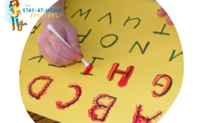 Learning to Write the Alphabet with Cotton Swab Painting