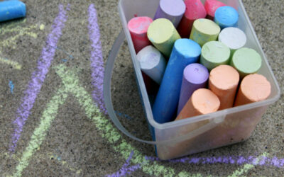 Fun Discovery for Sidewalk Chalk Art