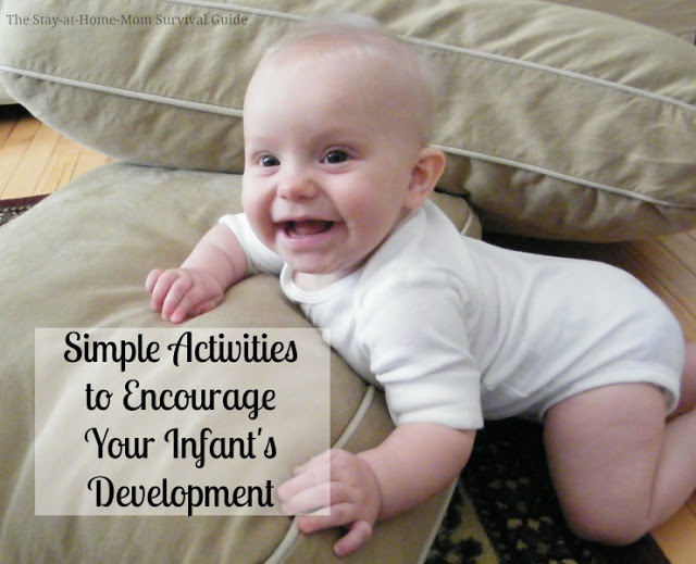If you have an infant, this tool is a great resource of simple activity ideas for infants that are organized by age and developmentally appropriate. It's a great tool for moms and caregivers of babies.