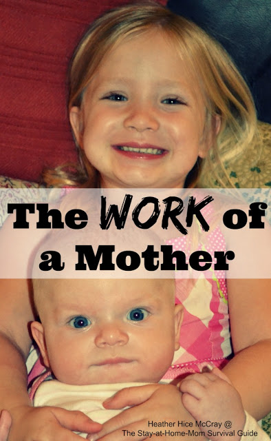 A working mother's thoughts on being a stay-at-home mom shed insight into moms who feel like they fail in motherhood when they do not do it all.