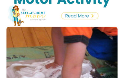 Shaving Cream Indoor Sensory and Gross Motor Activity