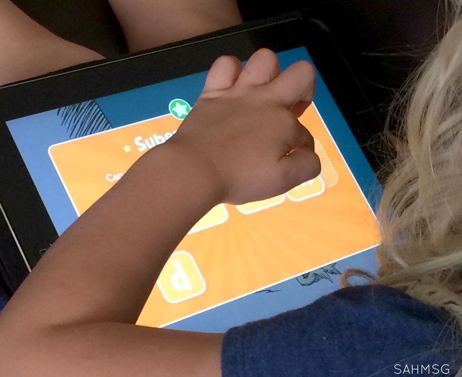 Preschool homeschool learning activities with the Green Eggs and Ham Dr Seuss learning app.
