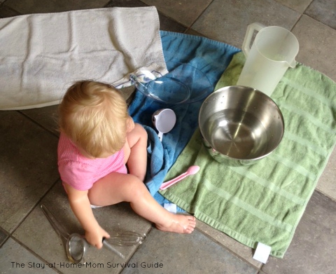 Tips and ideas for setting up water play indoors for all ages.