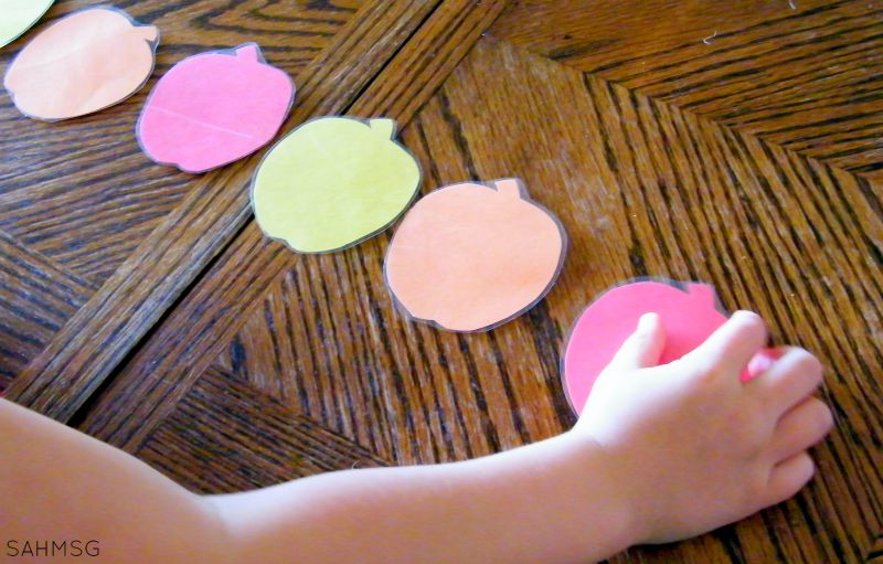 Apple patterning activities with free printable patterns.