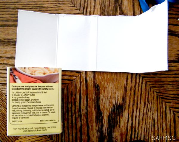 DIY photo blocks made from milk cartons. Fun building block activity for infants and toddlers.