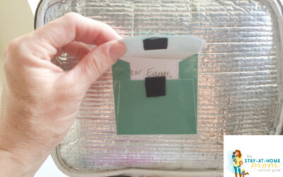 DIY Lunch Box Notes Holder