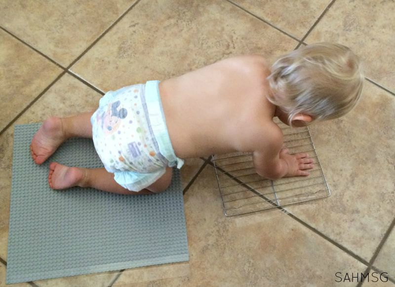 Sensory for infants and toddlers: Sensory Crawl Activity.