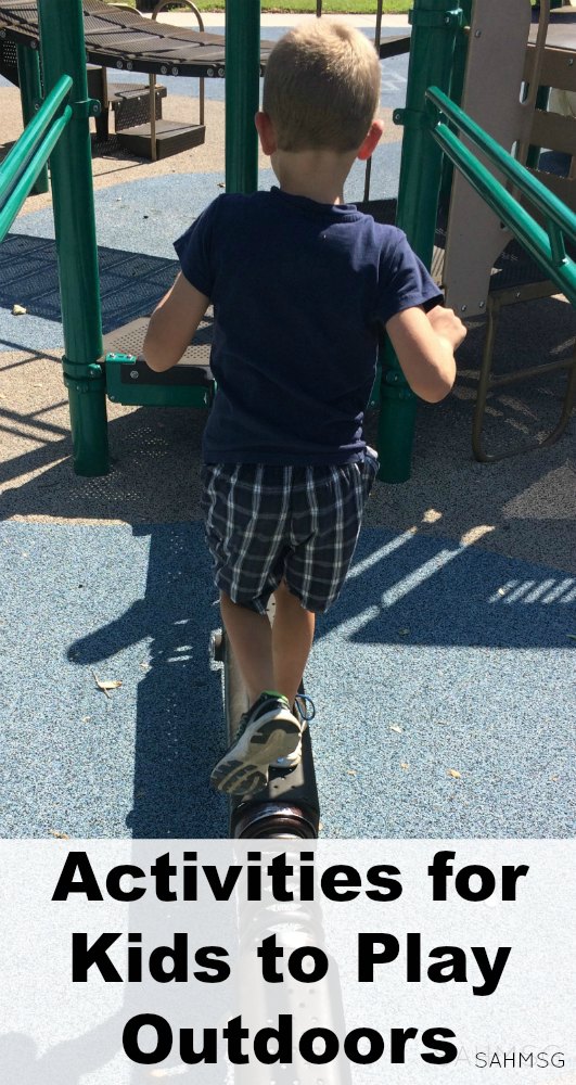 5 Simple Ideas for Kids to Play Outdoors to get 60 minutes of outdoor play every day with FuelUptoPlay60 and @RealCalifMilk [AD]