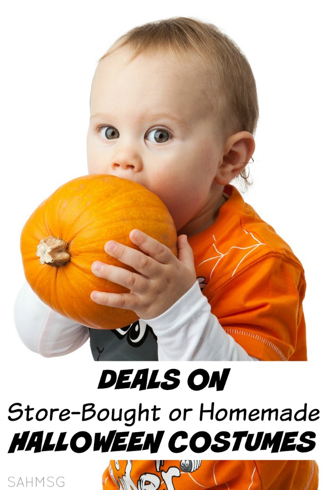 A list of super deals and savings on Halloween costumes for kids whether you want to buy costumes or make them. Costumes as low as $12 and savings as big as 50% off!