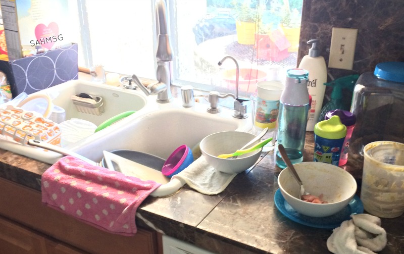 messy kitchen