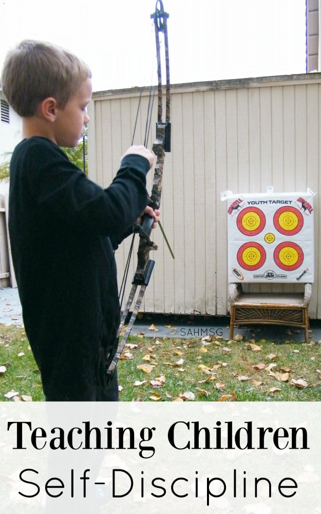 Teaching children self-discipline. Parenting tips and a unique activity for one-on-one time.