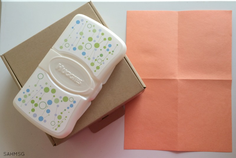 Supplies for making the DIY toy Peek-a-Boo boxes.