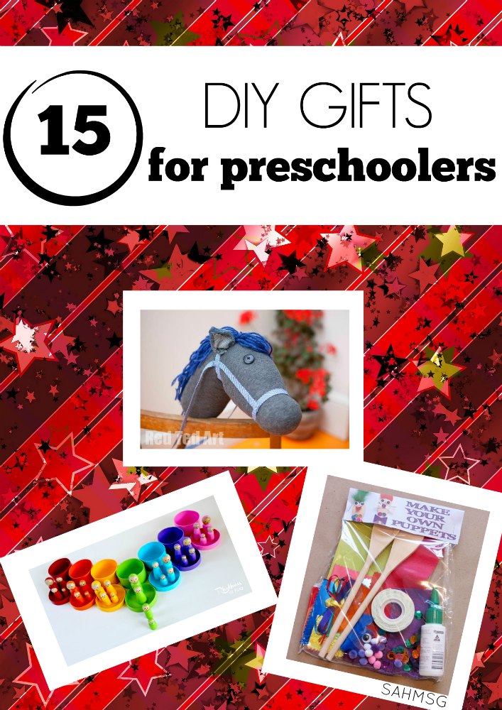 15 DIY gift ideas for preschool ages children. These DIY gifts for kids are simple and allow preschoolers to explore rather than get bored.