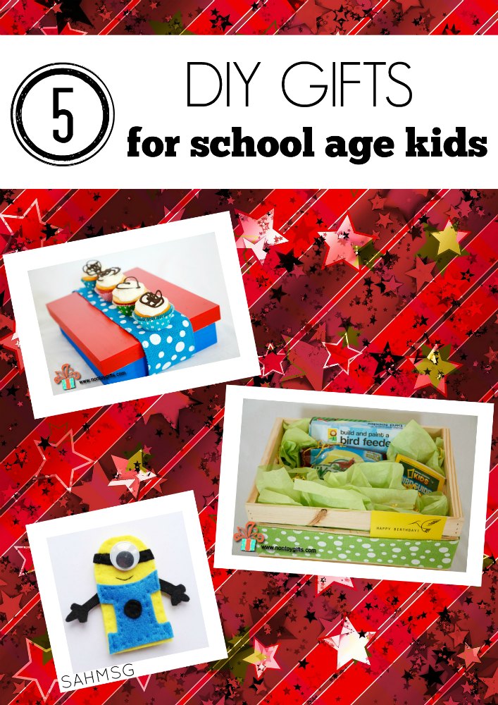 5 creative ways to DIY gifts for older kids. School age kids can explore these DIY gift ideas and learn life skills.