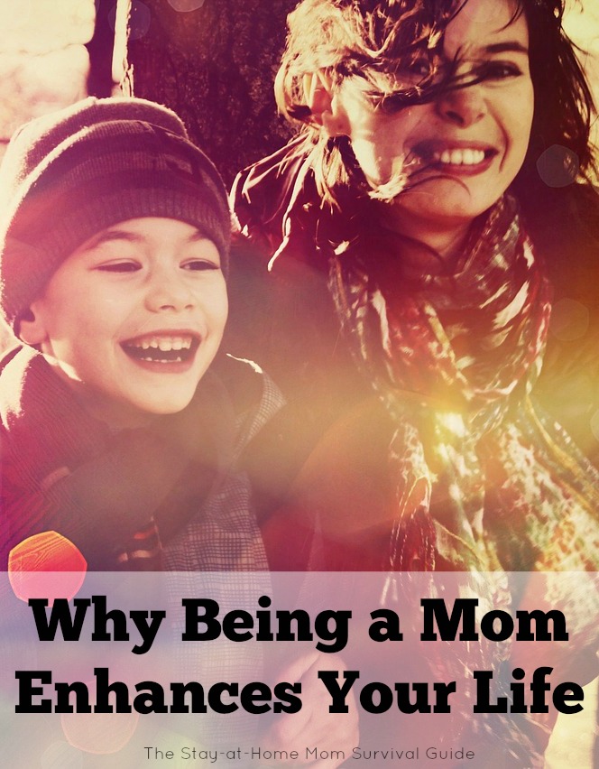 Why being a mom enhances and does not take away from your life. Supporting family is an important-and maybe the most important-goal.