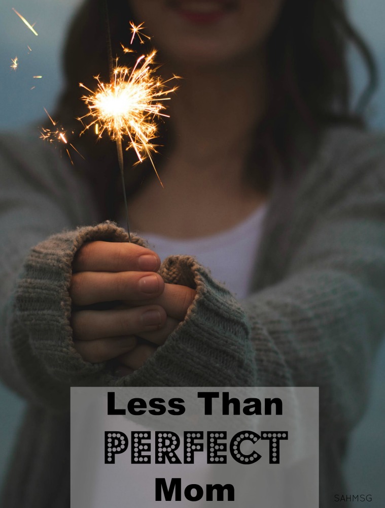 Be a less than perfect mom this year. It's time to shed all the things that do not matter and focus on what makes our motherhood great.