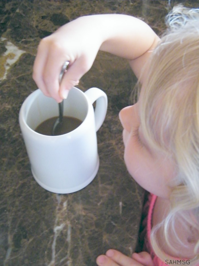 The days of motherhood can feel boring, or dull or monotonous, but every day you move through your daily routine-drink your morning coffee-and experioence the moments with your children matter. Every little one of them.