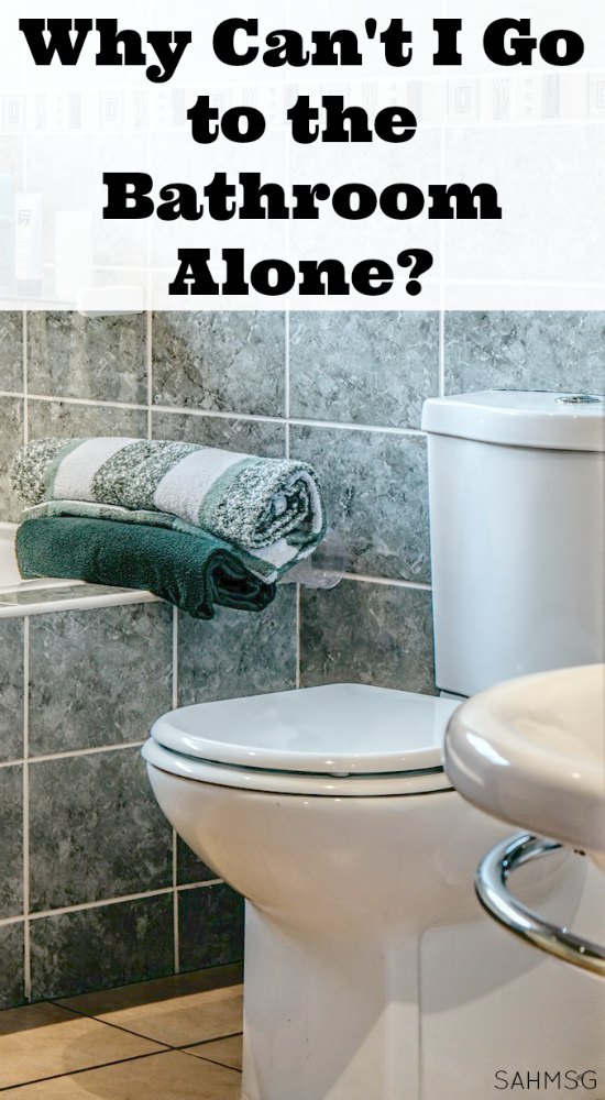 Why can't I go to the bathroom alone? and other questions moms ask during motherhood.