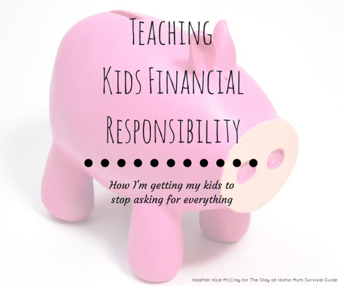 Teaching Kids Financial Responsibility
