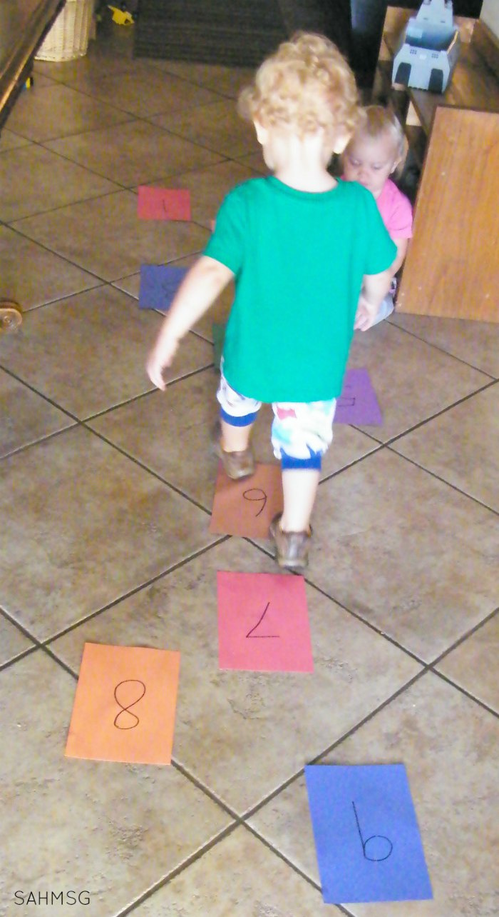 walking backwards on the number path