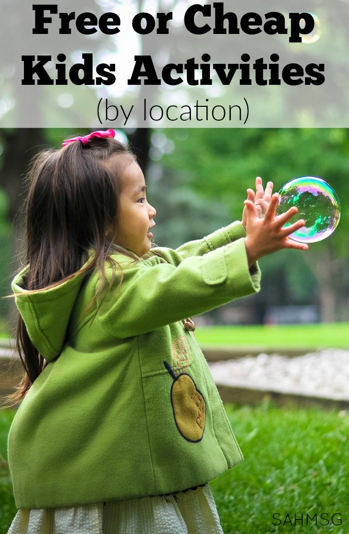 Grab some free or cheap kids activities by location to do in your area. This ongoing series shares great resources of free or inexpensive activities for kids in specific areas around the world. Have a great free or cheap activity for kids suggestion? Submit your ideas too!