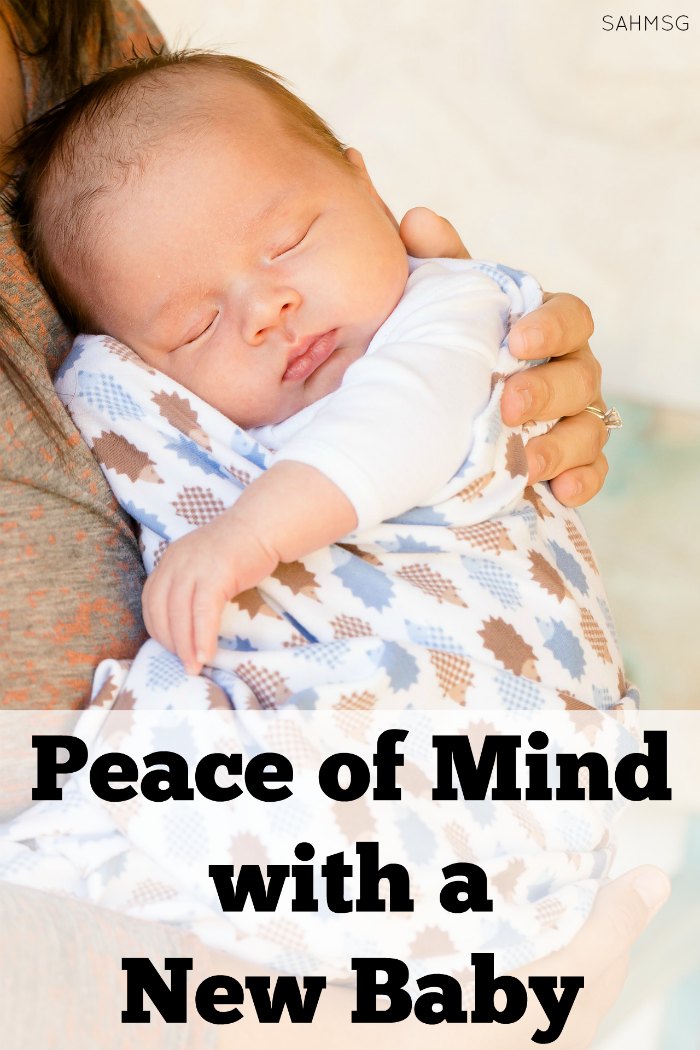 Gain peace of mind with a new baby with these 6 tips from a mom of four and twin mom. Baby monitors, cribs, and tips for gaining peace of mind when you have a new baby. #sponsored