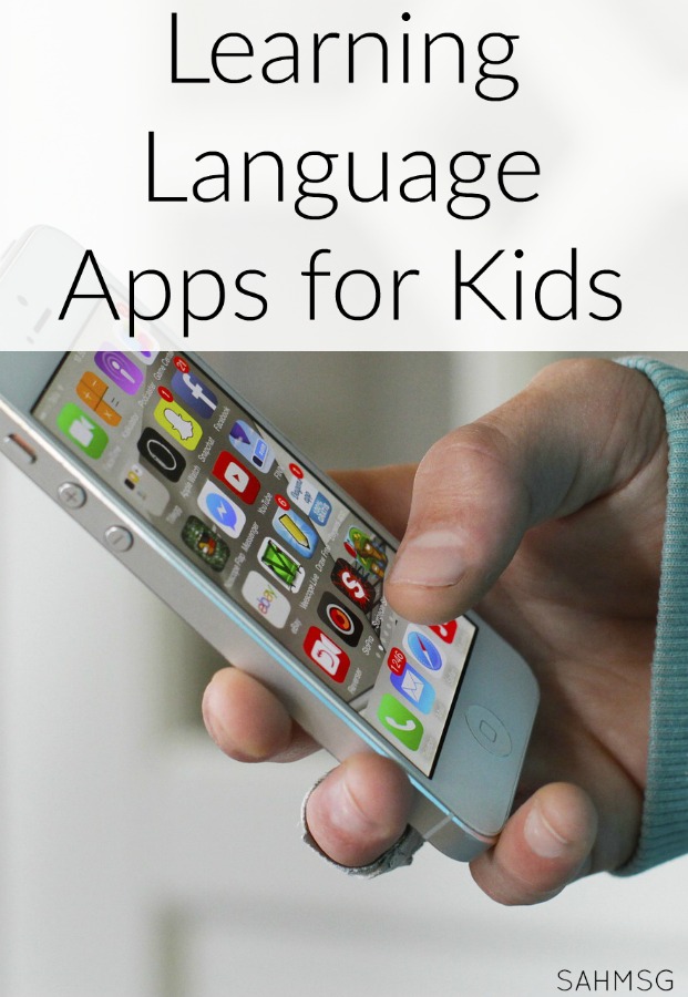 6 NEW Learning Language apps for kids can teach your child a second language at home. For use in homeschool, after school or as a homework supplement after school. These apps will easily teach your child to learn a second language. 