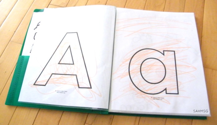 Printable ABC book and preschool learning activities for learning the alphabet. Includes free printables.