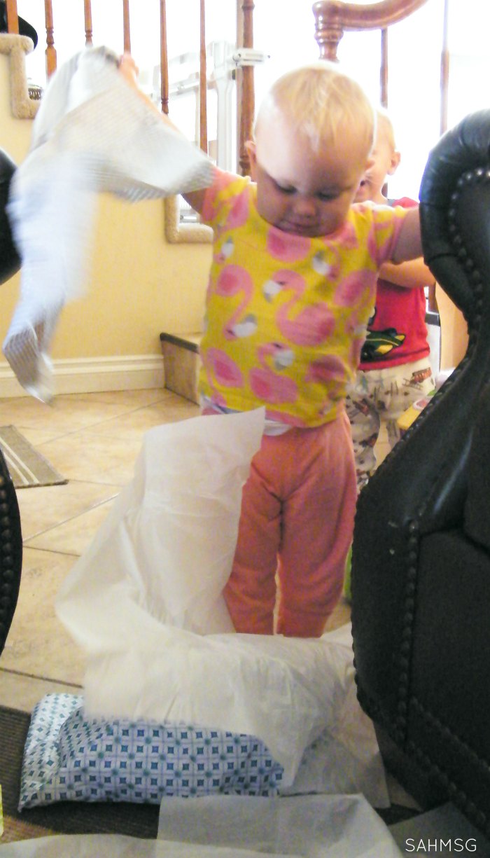 Tissue paper toddler activity-one item activity series.