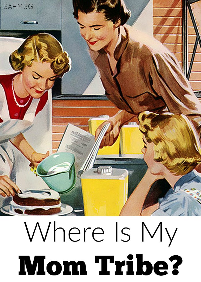 I am not one kind of mom. I fit into the working mom group, because I work at home. I fit into the stay-at-home mom group, because I am at home with my kids, but I can't find my group. Where is my mom tribe? Where do I fit?