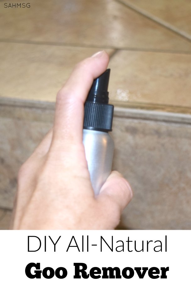 Get rid of stuck on goo with a natural cost-saving DIY all natural goo remover you can make at home.