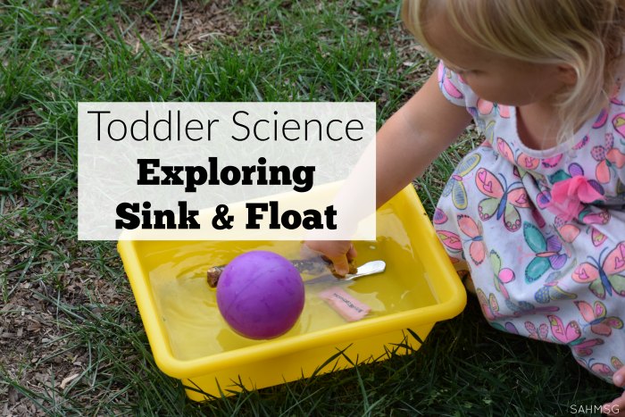 Classic science for toddlers: sink and float activity ideas. Great for preschool too!!