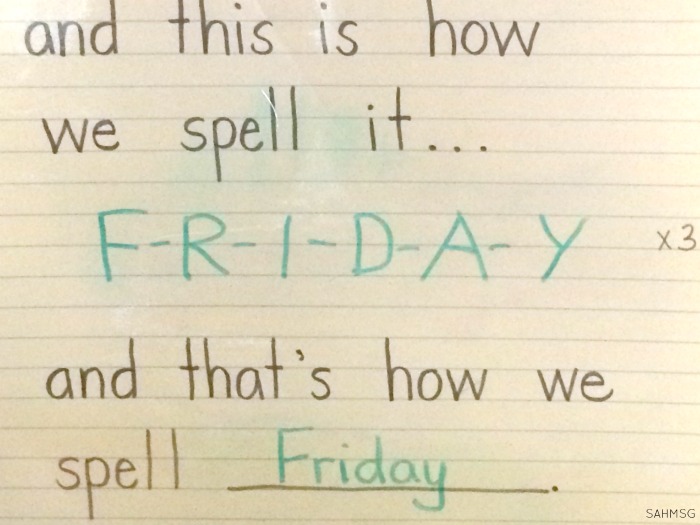 Implementing Calendar Time in your preschool at home curriculum (or preschool classroom).