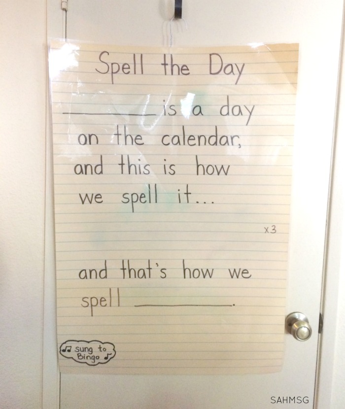 Implementing Calendar Time in your preschool at home curriculum (or preschool classroom).