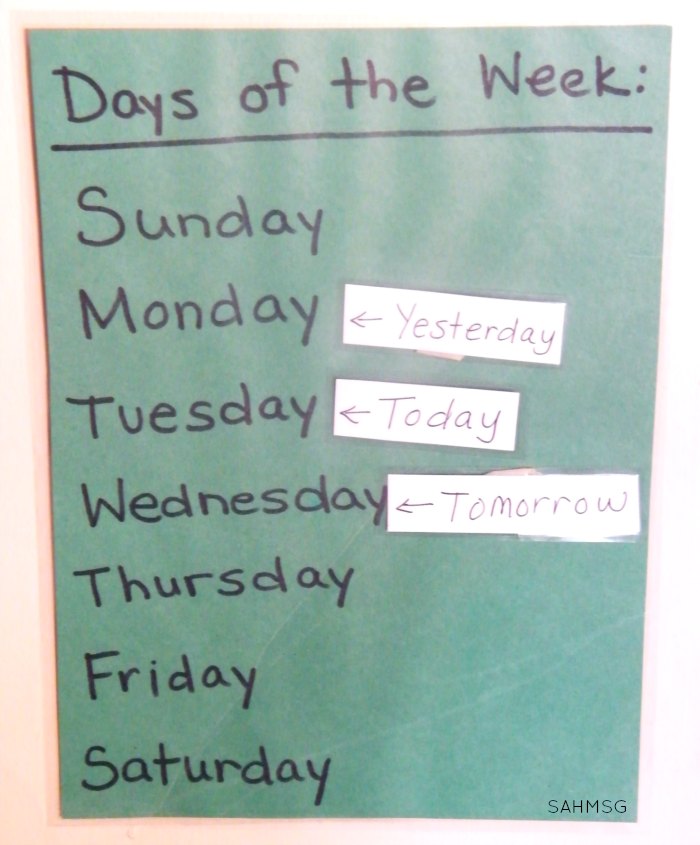 Implementing Calendar Time in your preschool at home curriculum (or preschool classroom).