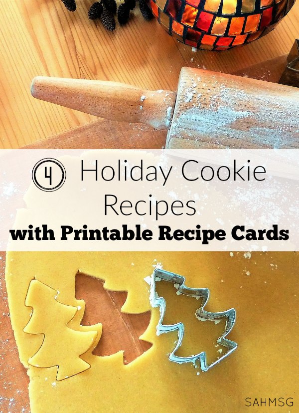Enter the giveaway detailed in the post and grab these 4 holiday cookie recipes with free printable recipe cards. Homemaking Tips Tuesday will get you ready for the holidays!