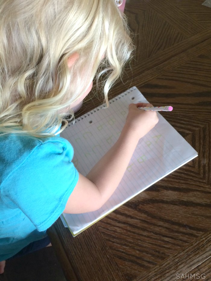 Using preschool journal time at home or in school.