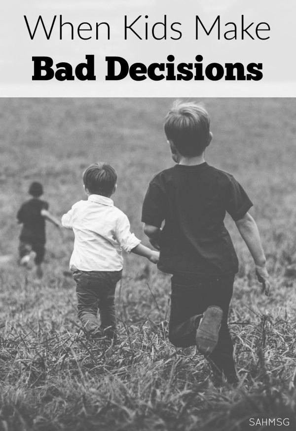 When your kids make bad decisions, it can feel like your own failure as a parent. It's not all about you, moms.