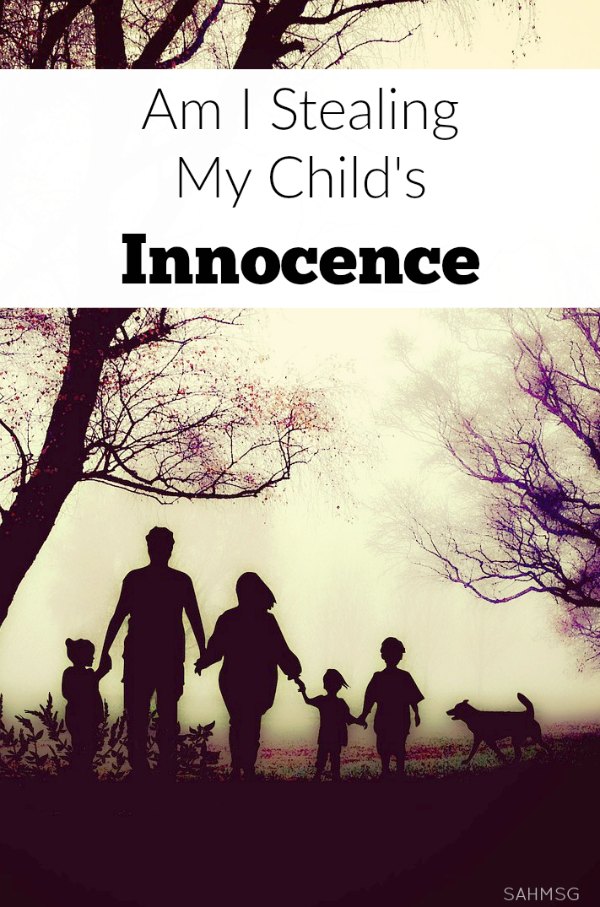 How should I talk to my kids about sex? Am I stealing my child's innocence by explaining these life lessons too early?