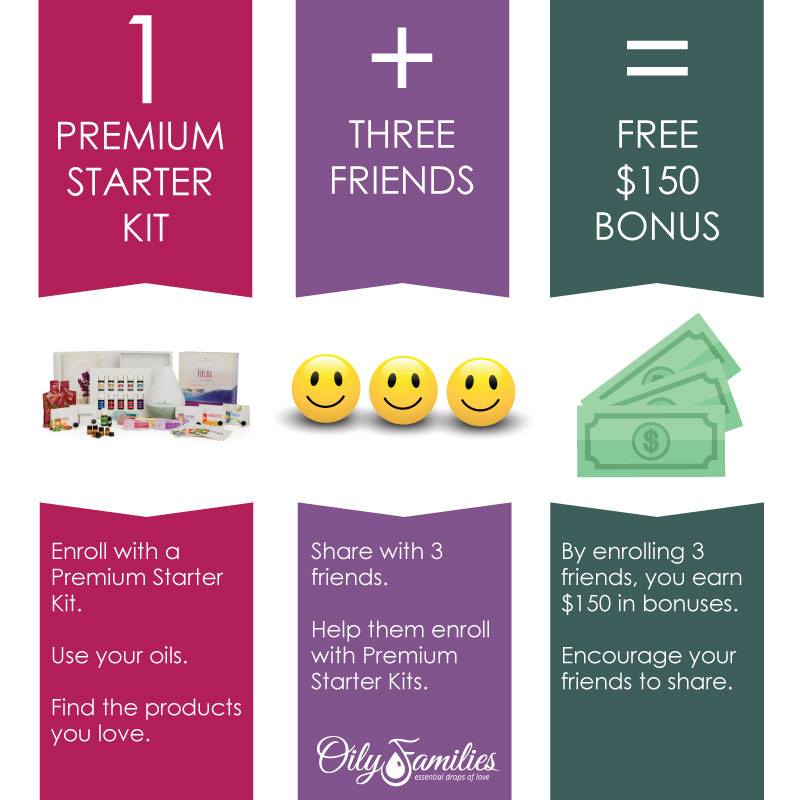 Work at home as an independent distributor with Young Living essential oils.