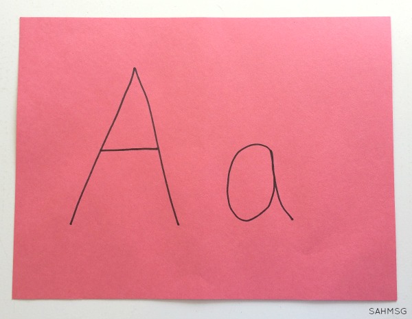 Letter of the day activities for preschool and a preschool at home curriculum that won't break the bank or take a lot of time to prep.