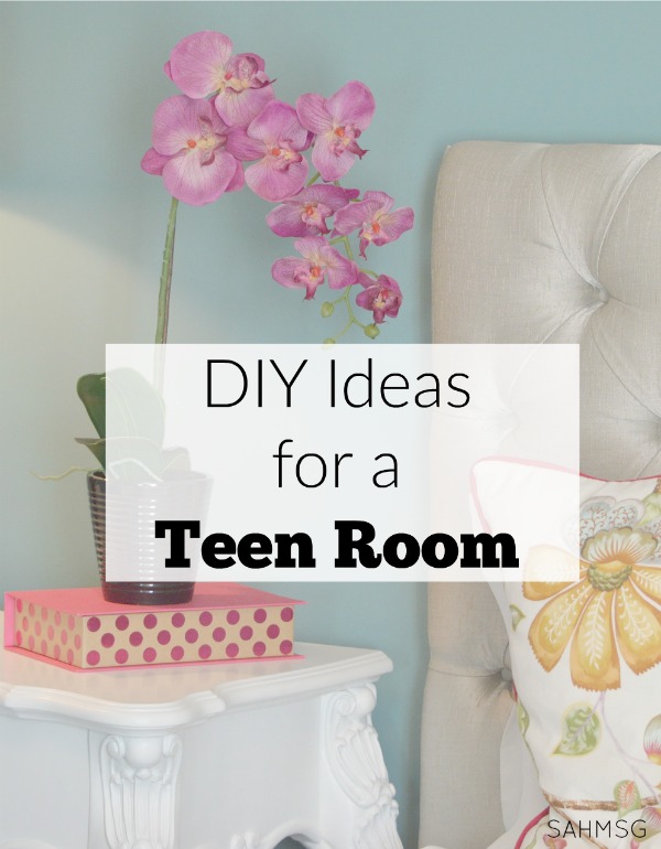 Teen room decorating ideas on a budget. These 3 DIY ideas for a teen room will help your teen decorate their room without spending a lot of money.