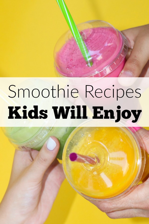 Picky eaters? Try these 5 smoothie recipes kids will enjoy to get more healthy fruits and vegetables into your picky child's diet.