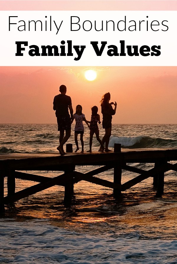 I guard the inside and outside of my home and nothing will pass me. Our family boundaries equal our family values and it's my job as a parent to teach them.