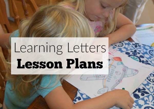 Teaching Letters Lesson Plans-Activities for toddlers or preschool with complete weekly lesson plans and printables. #sponsored