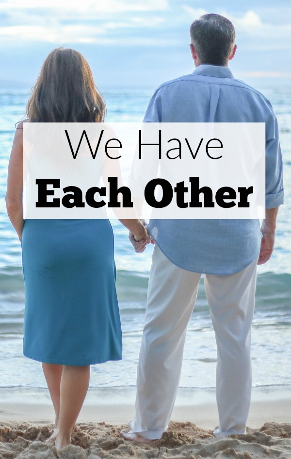 In the thick of parenting, we moms can feel we are all alone. The challenges are steep, but when we really take a look as moms and dads, husbands and wives, we have each other.